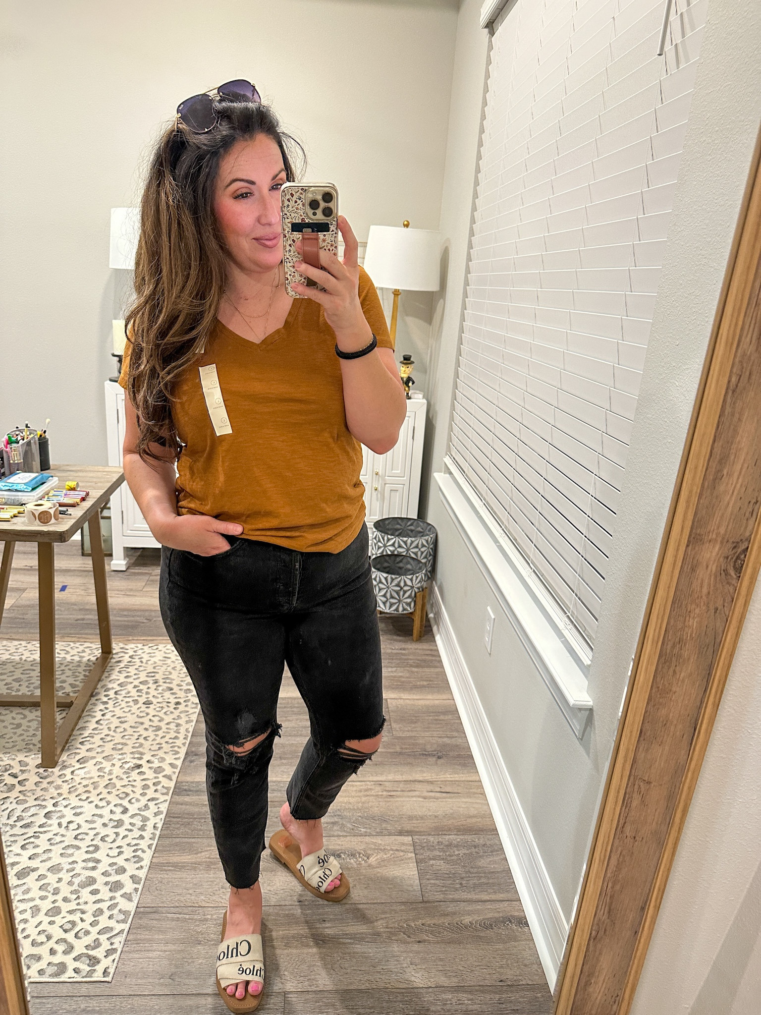Pants- if between sizes size up
Top- size up for a more relaxed fit 
Shoes- they run narrow and small, size up

#LTKsalealert #LTKcurves #LTKunder50