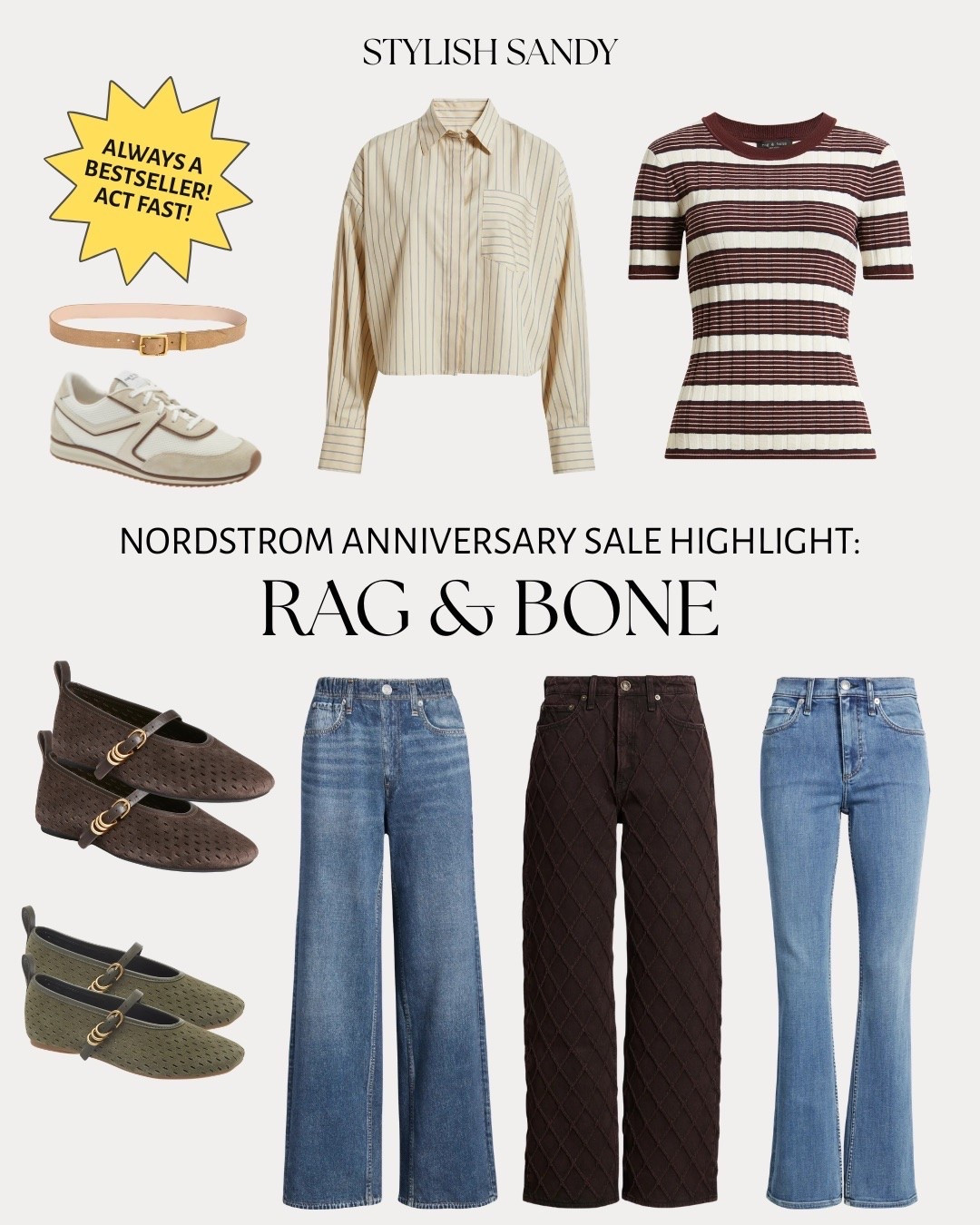 Nsale highlight: Rag & Bone! These pieces are going to sell out quick!!! Must-have jeans, tops, and accessories!

#LTKootd #LTKSeasonal #LTKSaleAlert