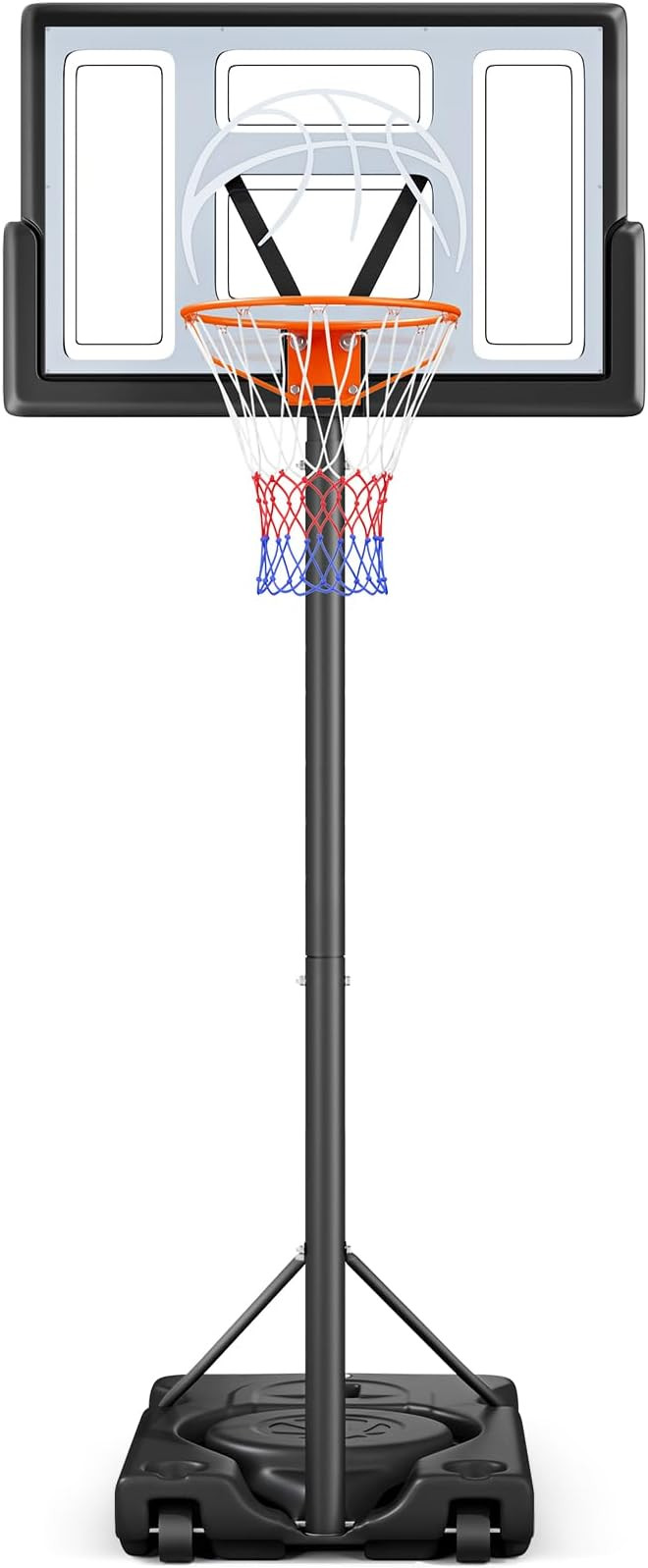 Basketball Hoop Outdoor 10ft Adjustable, Portable Basketball Hoop Goal System for Kids Youth and ... | Amazon (US)