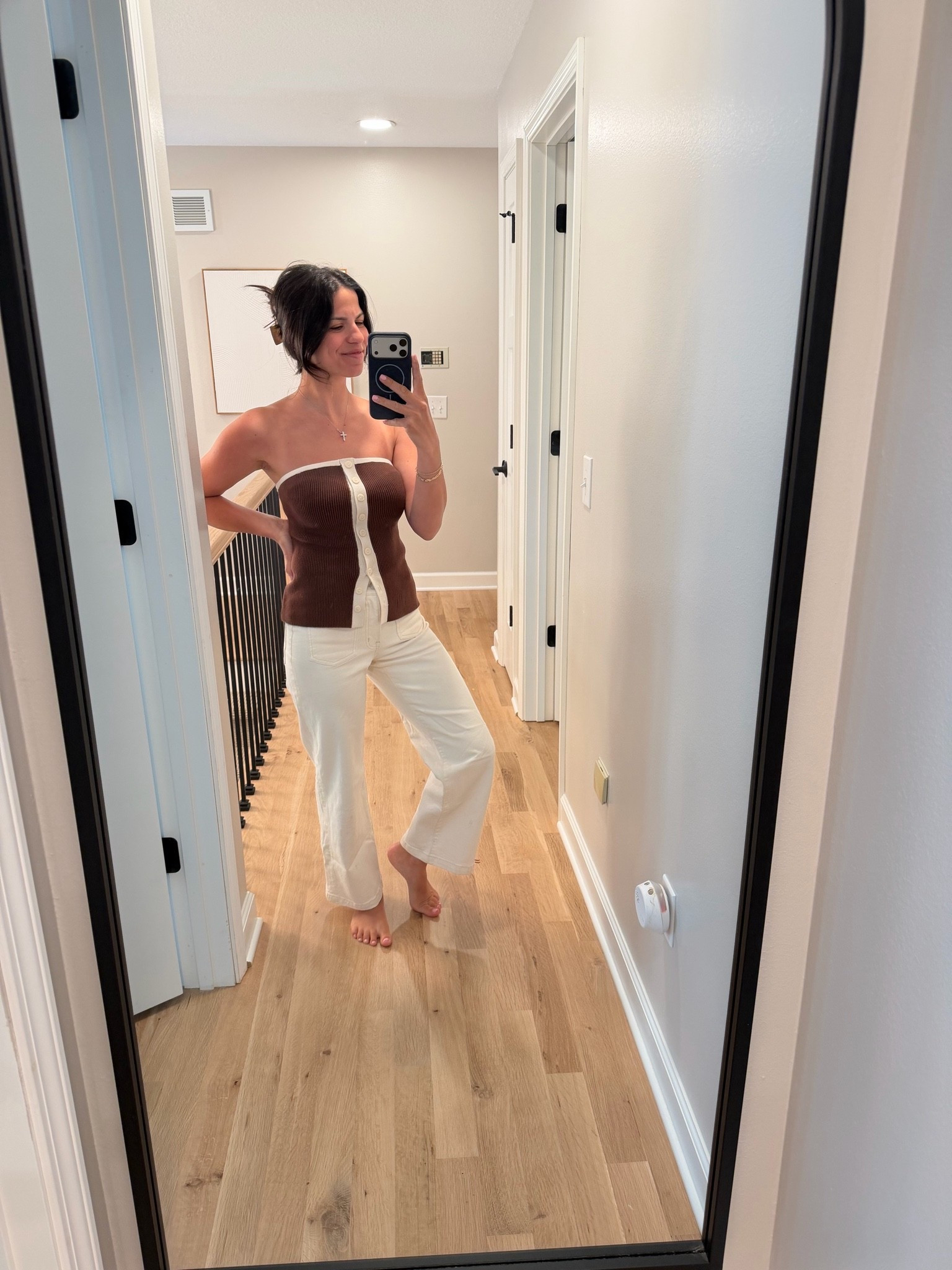 Abercrombie top. Madewell jeans

#LTKxMadewell #LTKmomlife #LTKgrwm