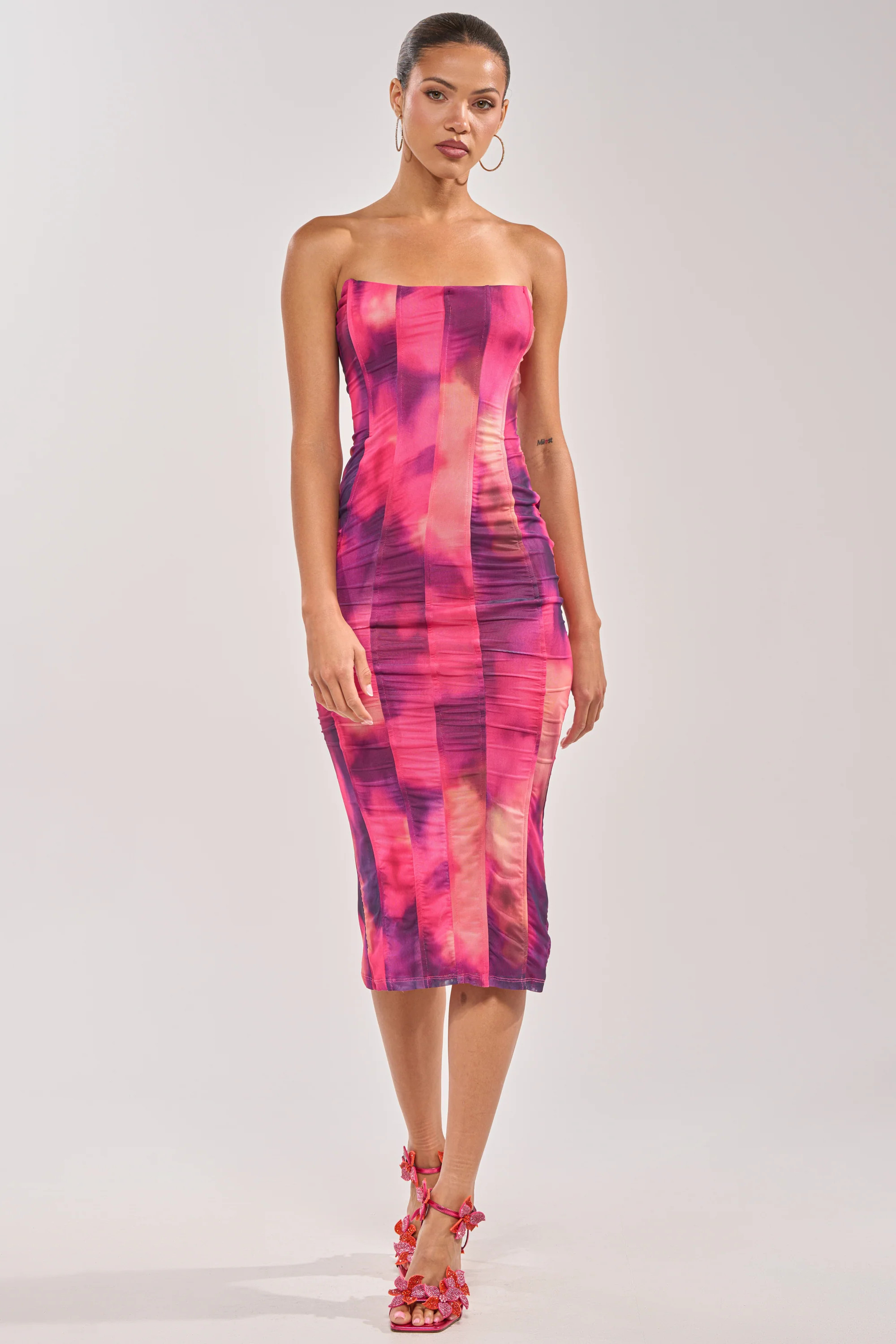 ROSE GARDEN MAXI DRESS IN PINK MULTI | AKIRA