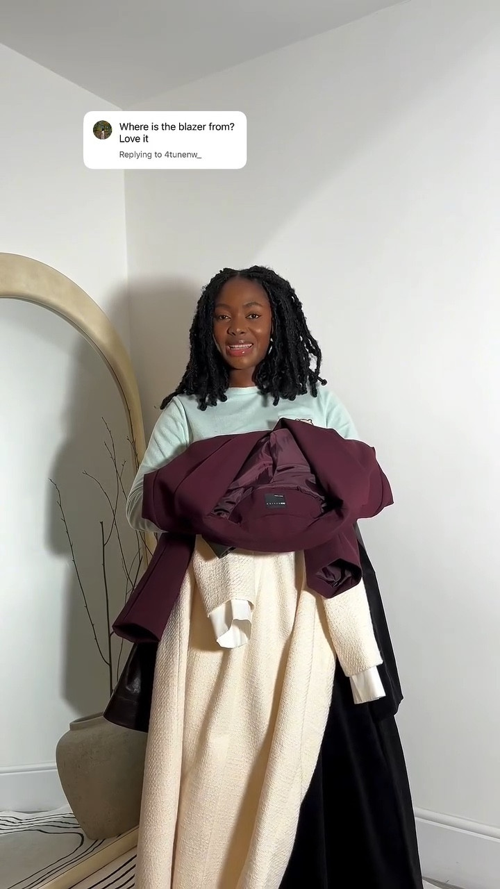 🍂 Here’s your Autumn Winter Shopping list - 
@asos 
@hm 
@hushofficial 
@karen_millen 

❗️All items are linked in my bio under - 🔗 Shop my looks on LTK.

📌 Save this for your New season shopping List

💼 Follow @riadeleye for more style picks 

Which of these items are you getting?
_______

London fashion girl, Style picks for Autumn Winter, Elegant fashion, Modest fashion, Luxury fashion brands.
