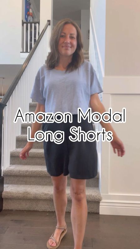 Amazon Modal Wide leg shorts. Wearing size small.


#LTKFindsUnder50 #LTKOver40 #LTKStyleTip