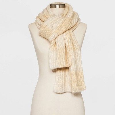 Women's Check Ribbed Scarf - Universal Thread™ | Target