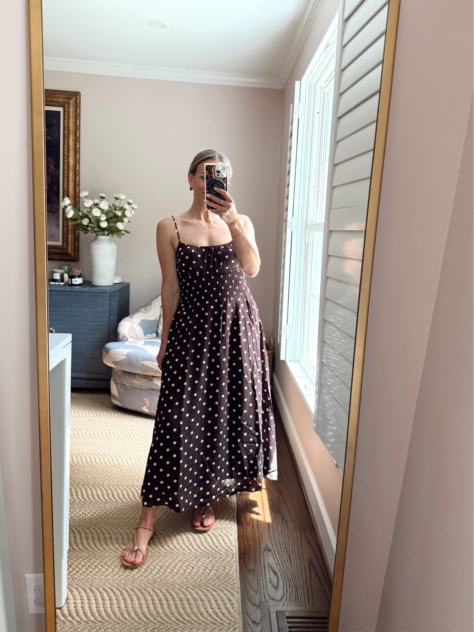 Size small in the Aritzia dress. I found great dupes for my Loeffler Randall sandals and my earrings so I linked both.  

 #LTKootd #LTKmomlife #LTKPetite