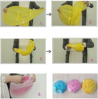 Cute Kid's Duck Raincoat Children Umbrella Cartoon Cloak Hooded Raincoat for Boys Girls | Amazon (US)