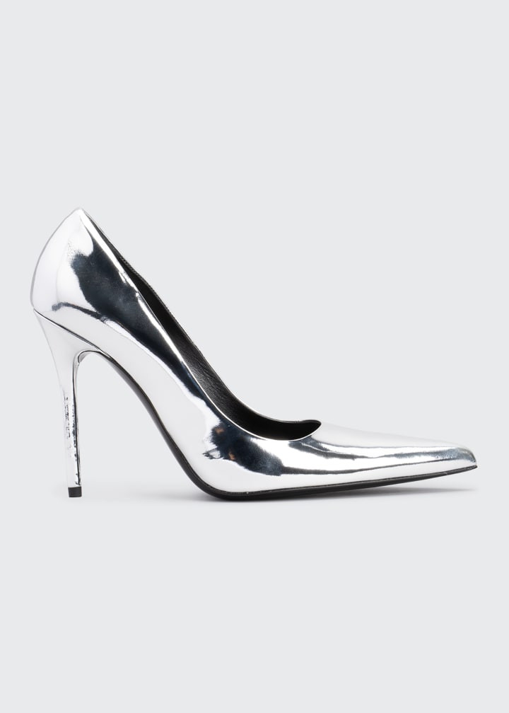 TOM FORD Mirror Calfskin Stiletto Pumps | Bergdorf Goodman