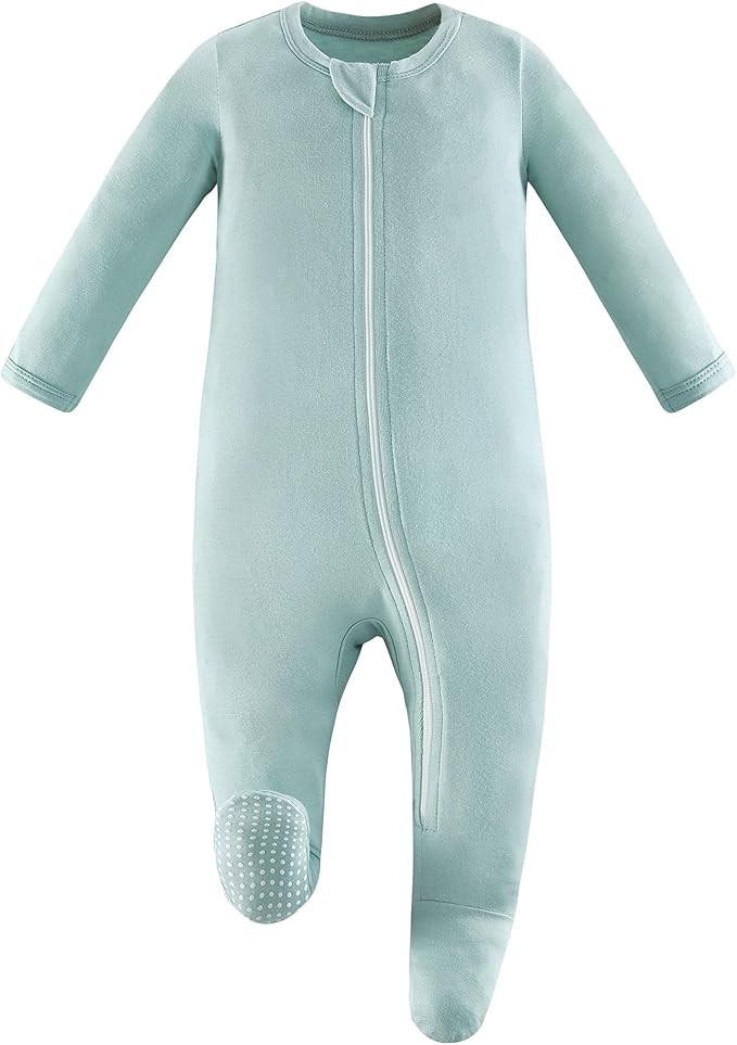 Owlivia Baby Boy Girl Sleep 'N Play, Zip Front Non-Slip Footed Sleeper Pajamas | Amazon (US)