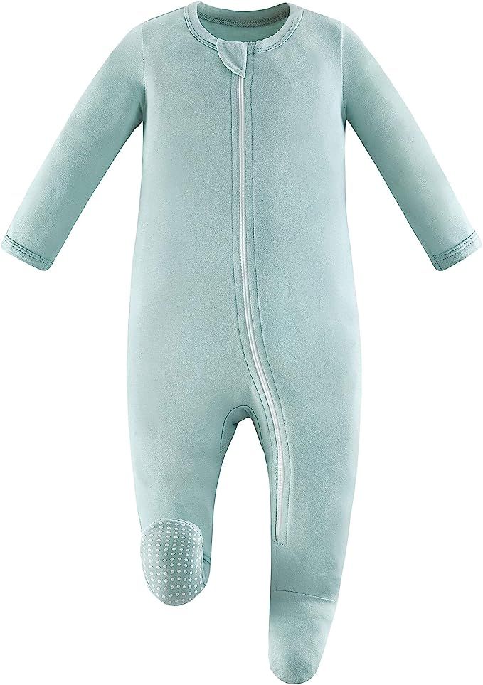 Owlivia Baby Boy Girl Sleep 'N Play, Zip Front Non-Slip Footed Sleeper Pajamas | Amazon (US)