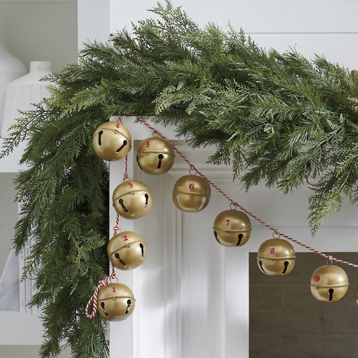 Interactive Bell Advent Garland | Grandin Road | Grandin Road