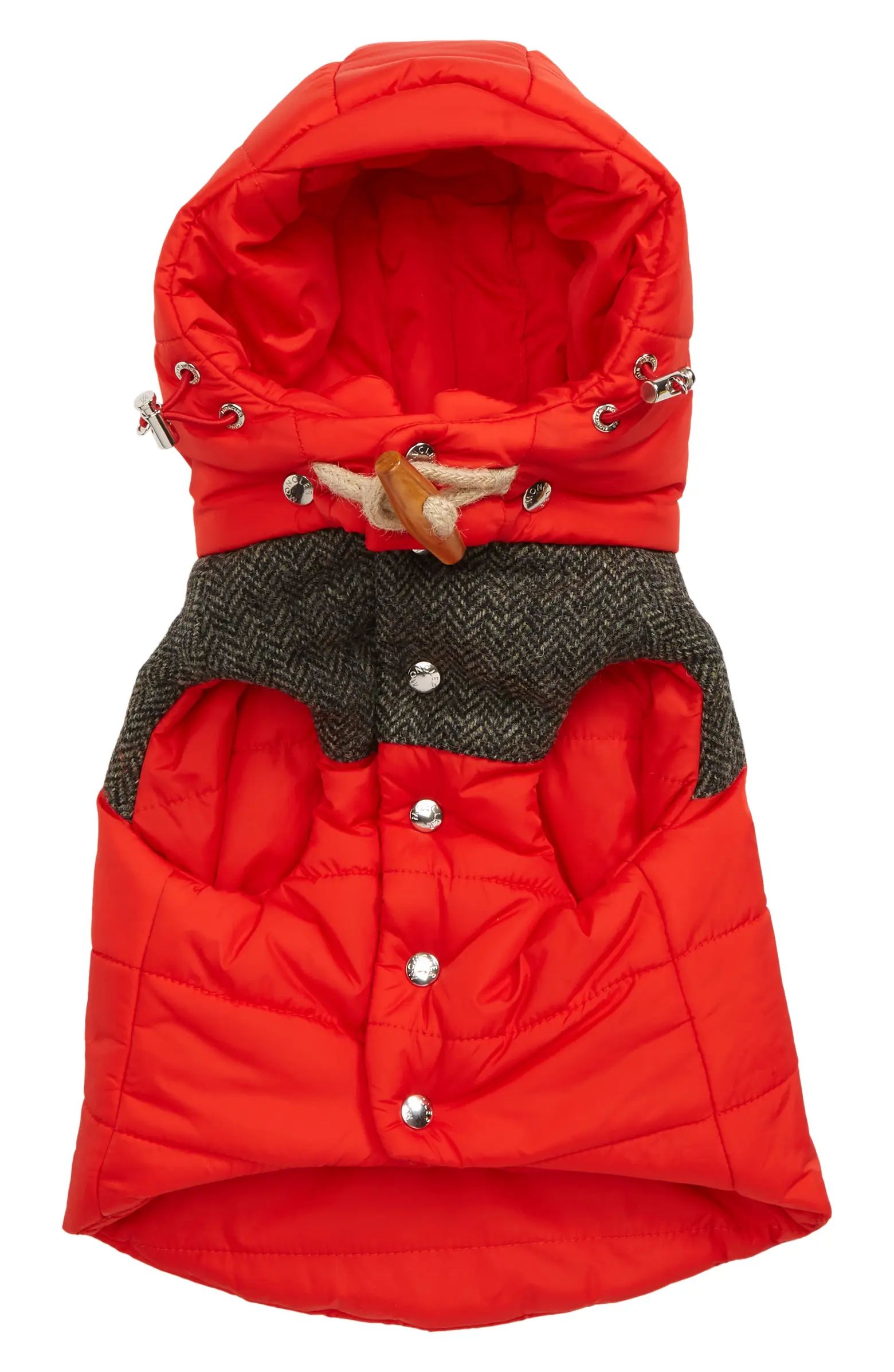 Moncler Hooded Puffer Dog Vest | Nordstrom