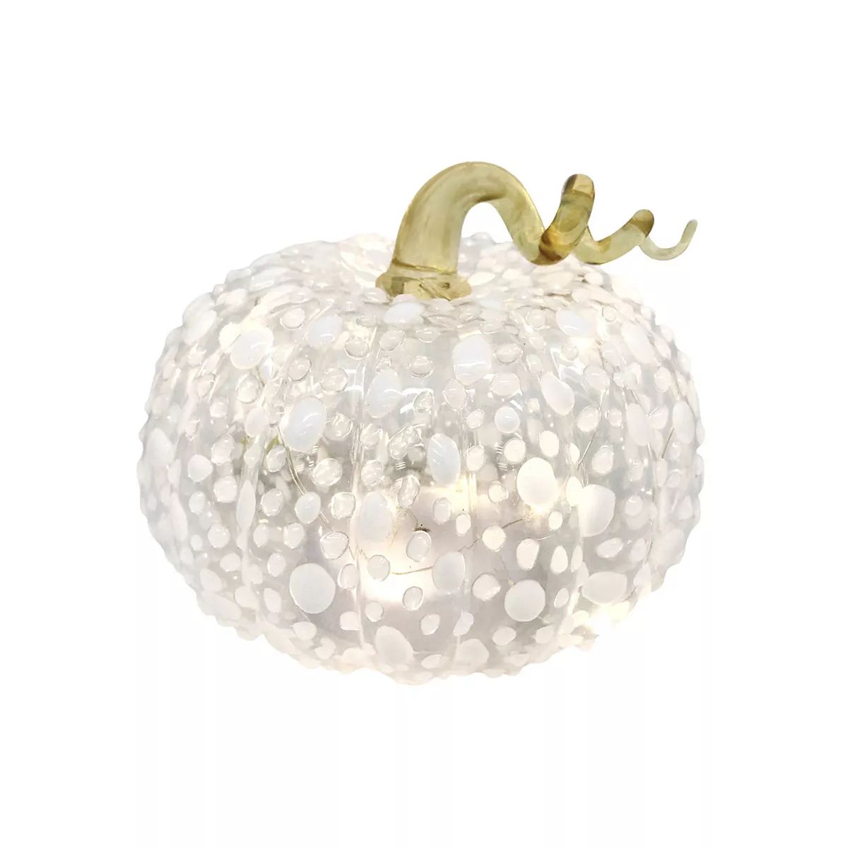 Celebrate Together™ Fall White Texture Glass Pumpkin | Kohl's