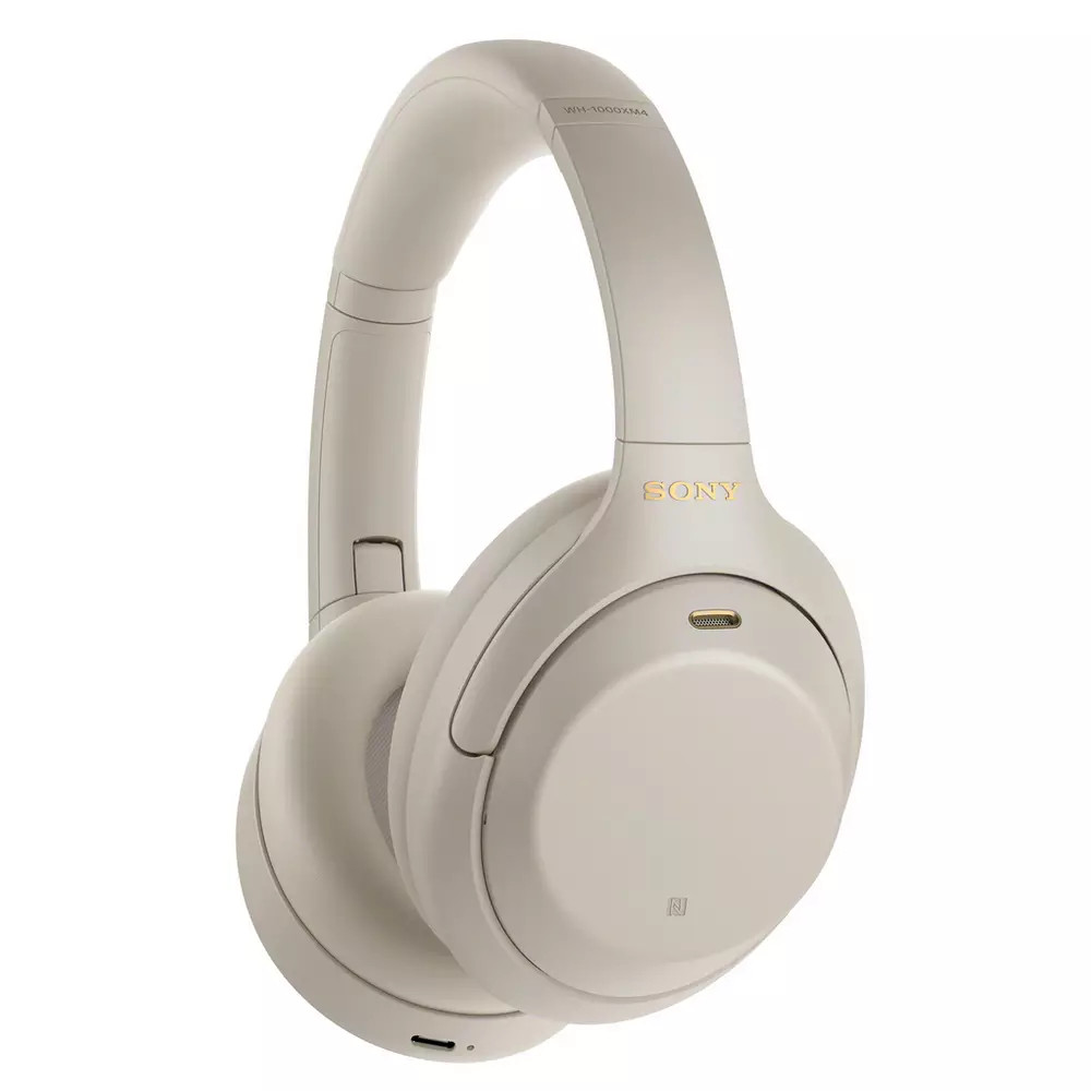 Buy Sony WH1000XM4 Over-Ear Wireless NC Headphones - Silver | Wireless headphones | Argos | argos.co.uk