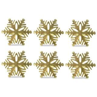 DII® Gold Snowflake Napkin Rings, 6ct. | Michaels | Michaels Stores