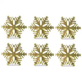DII® Gold Snowflake Napkin Rings, 6ct. | Michaels | Michaels Stores
