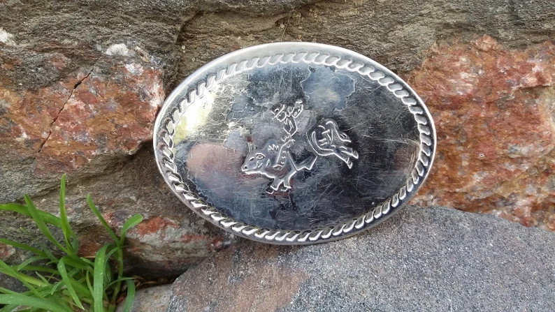 Vintage Western Belt Buckle Vintage Belt Buckle Western - Etsy | Etsy (US)