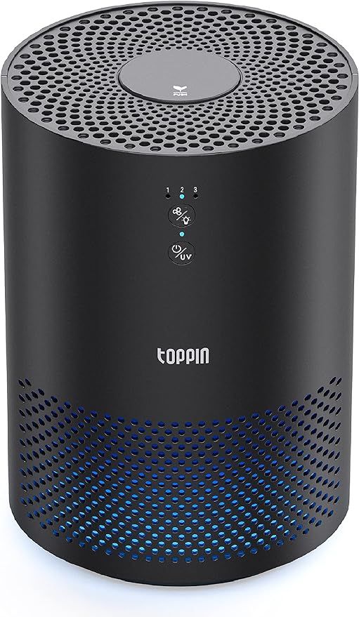 TOPPIN HEPA Air Purifiers for Home with Fragrance Sponge UV Light Pollen Pet Hair Dander Smoke Du... | Amazon (US)