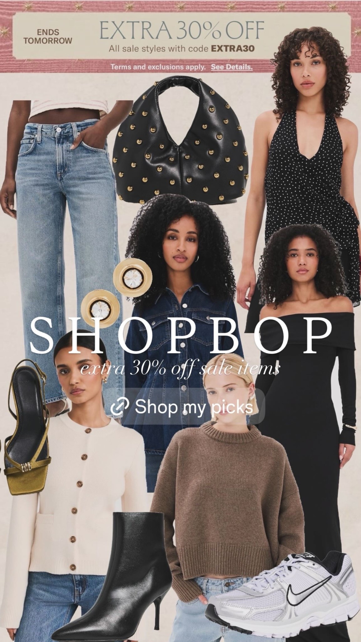 Shopbop Extra30% off sale with code EXTRA30

#LTKmomlife #LTKFindsUnder100 #LTKSaleAlert