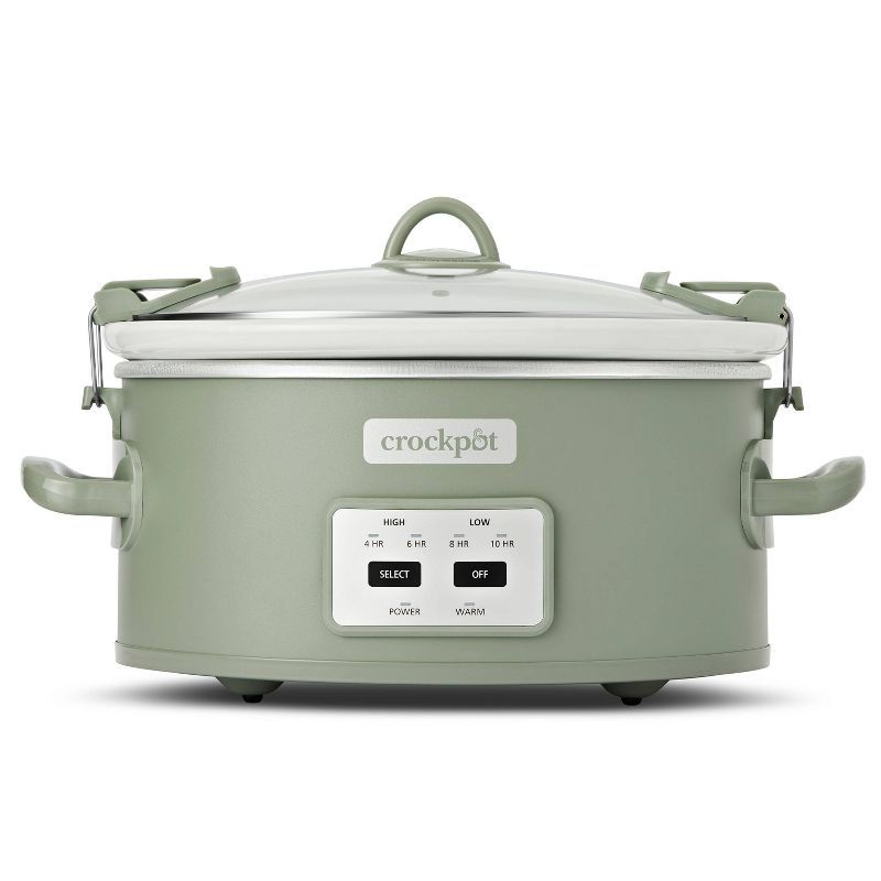 Crock Pot 6qt Cook and Carry Programmable Slow Cooker - Moonshine | Target