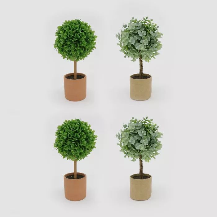 4pk Topiary Kraft & Terracotta - Bullseye's Playground™ | Target