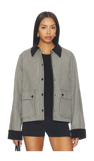 The Heritage Jacket in Black Check | Revolve Clothing (Global)
