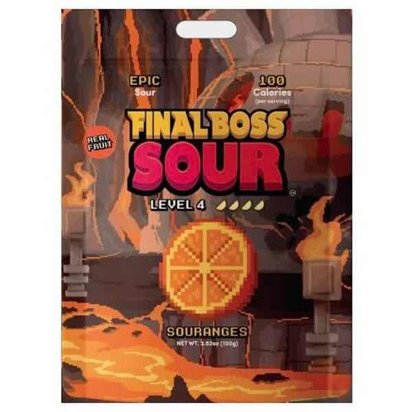 FINAL BOSS SNACKS Final Boss Sour Level 4 Souranges | Scheels Sports