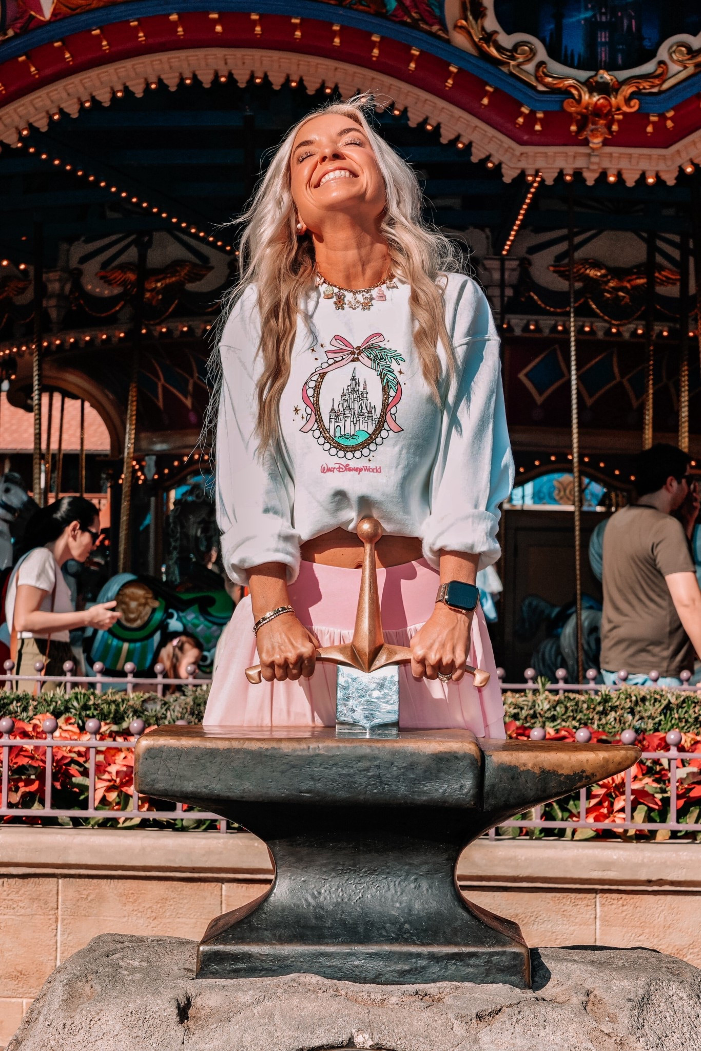 Fantasyland Castle Holiday Pullover Sweatshirt for Women

#LTKGiftGuide #LTKCyberWeek #LTKHoliday