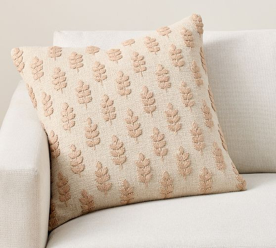 Kinney Embroidered Pillow Cover, 22" | Pottery Barn (US)