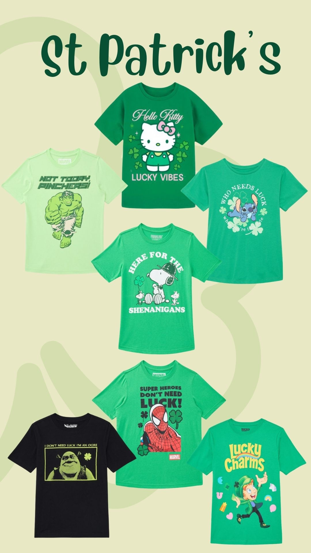 At Walmart all the lucky vibes 🍀 A soft and relaxed fit St. Patrick’s Day graphic tee made just right for kids !
All linked here ✨

#LTKSeasonal #LTKKids #LTKmomlife