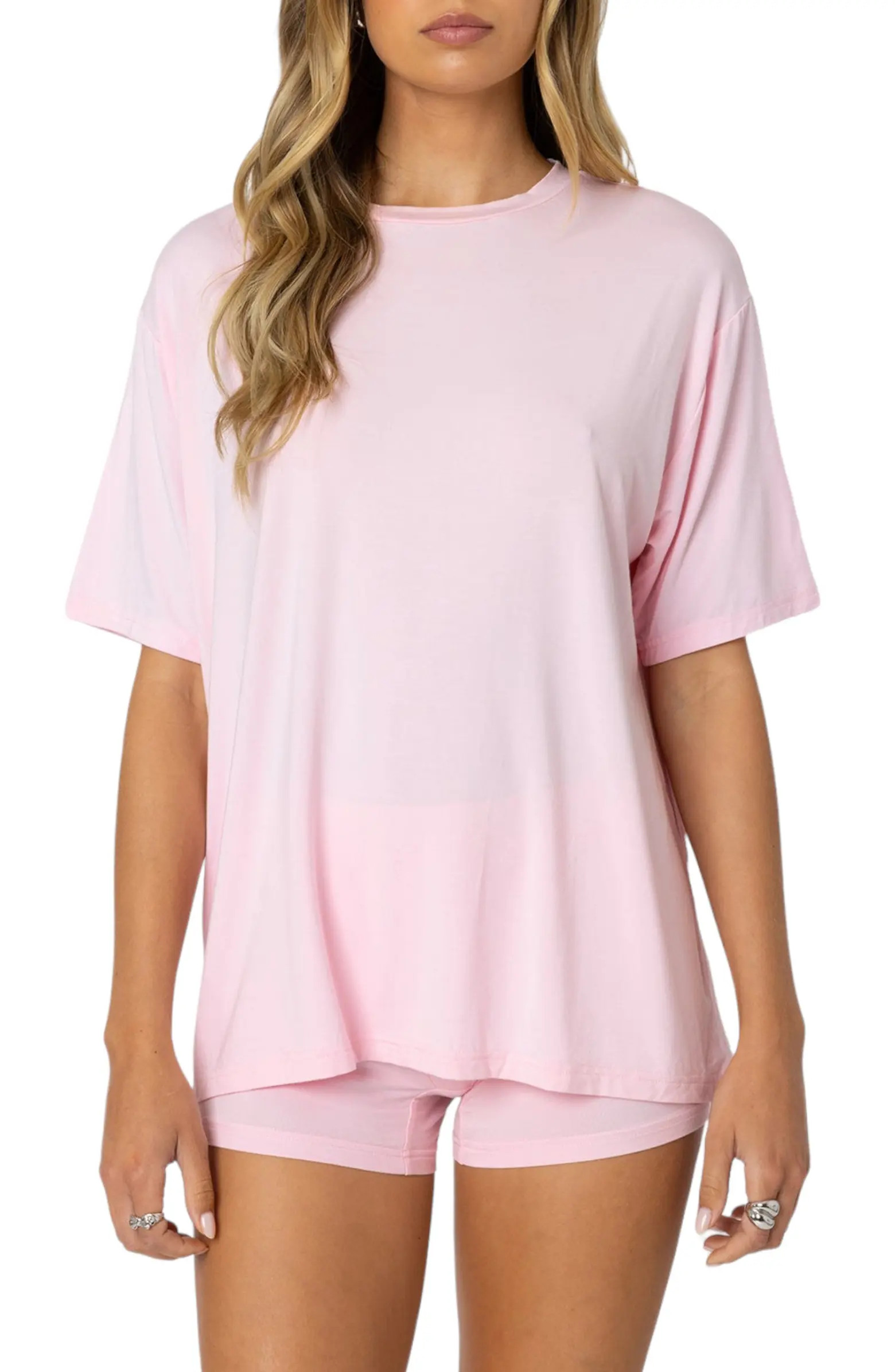 EDIKTED Oversize Crewneck T-Shirt | Nordstrom | Nordstrom