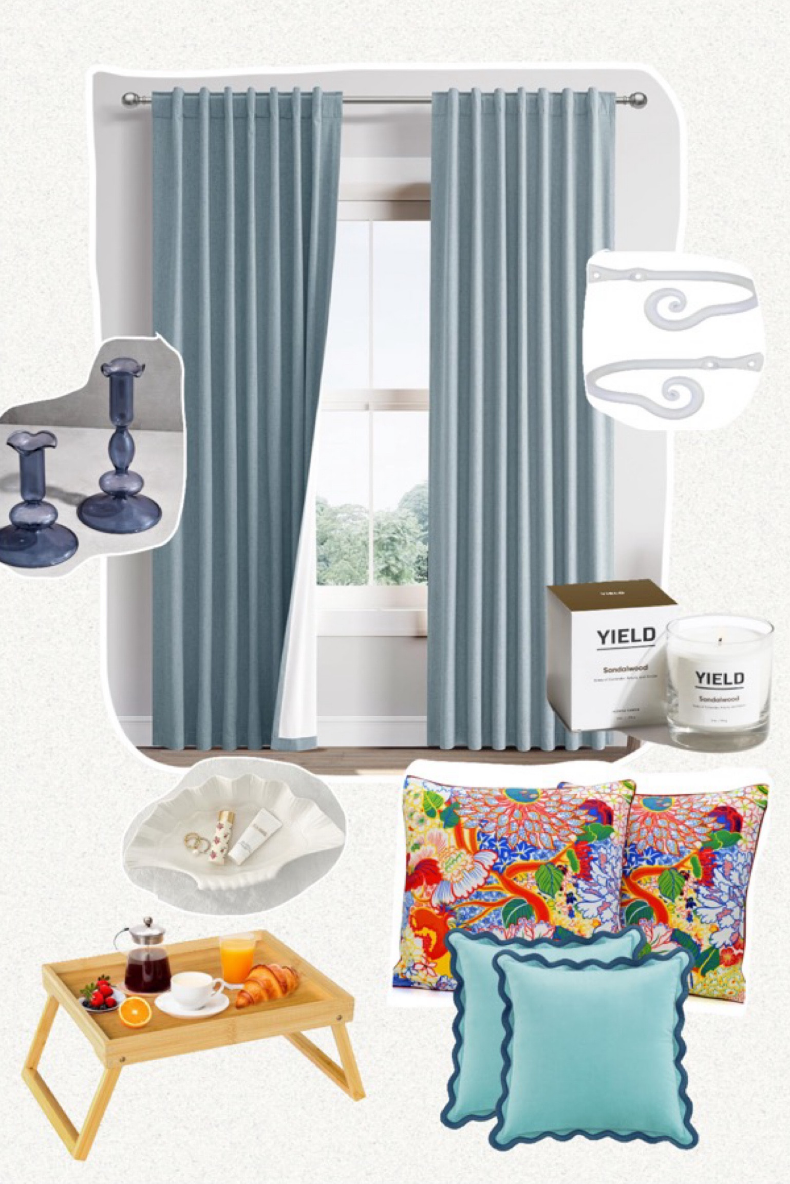 bedroom decor updates 💙

blue / throw pillow covers / eclectic traditional cottage modern / candles / breakfast tray / blackout curtains / shell dish 

Amazon bedroom house decor
Colorful home 

#LTKCyberWeek #LTKFindsUnder50 #LTKHome