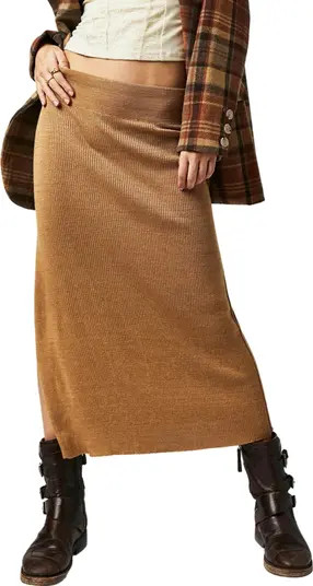 Free People Golden Hour Midi Sweater Skirt | Nordstrom | Nordstrom