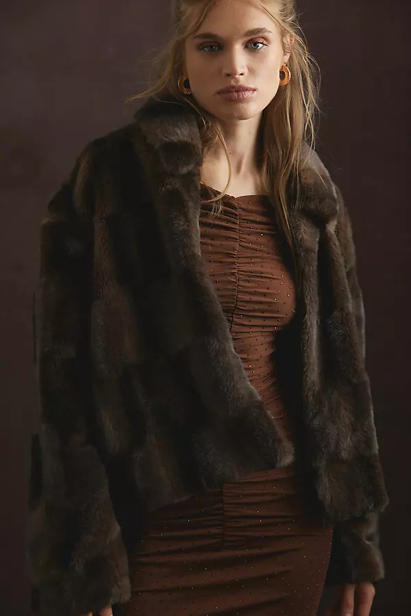 Bardot Sylvie Faux Fur Jacket | Anthropologie (UK)