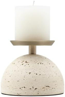 Marble Pillar Candle Holder, Table Centerpiece Living Room Décor | Amazon (US)