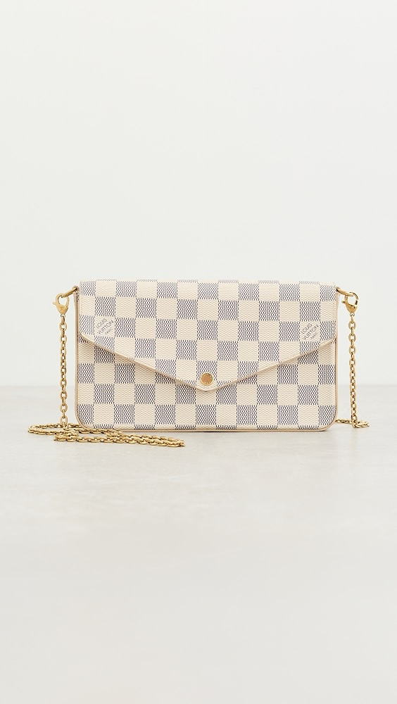 Louis Vuitton Felicie Pochette, Damier Azur | Shopbop