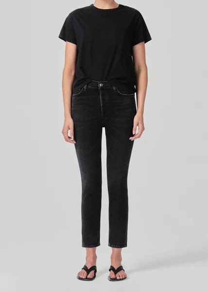 Nico High Rise Slim Fit (Stretch) in Hotline | AGOLDE