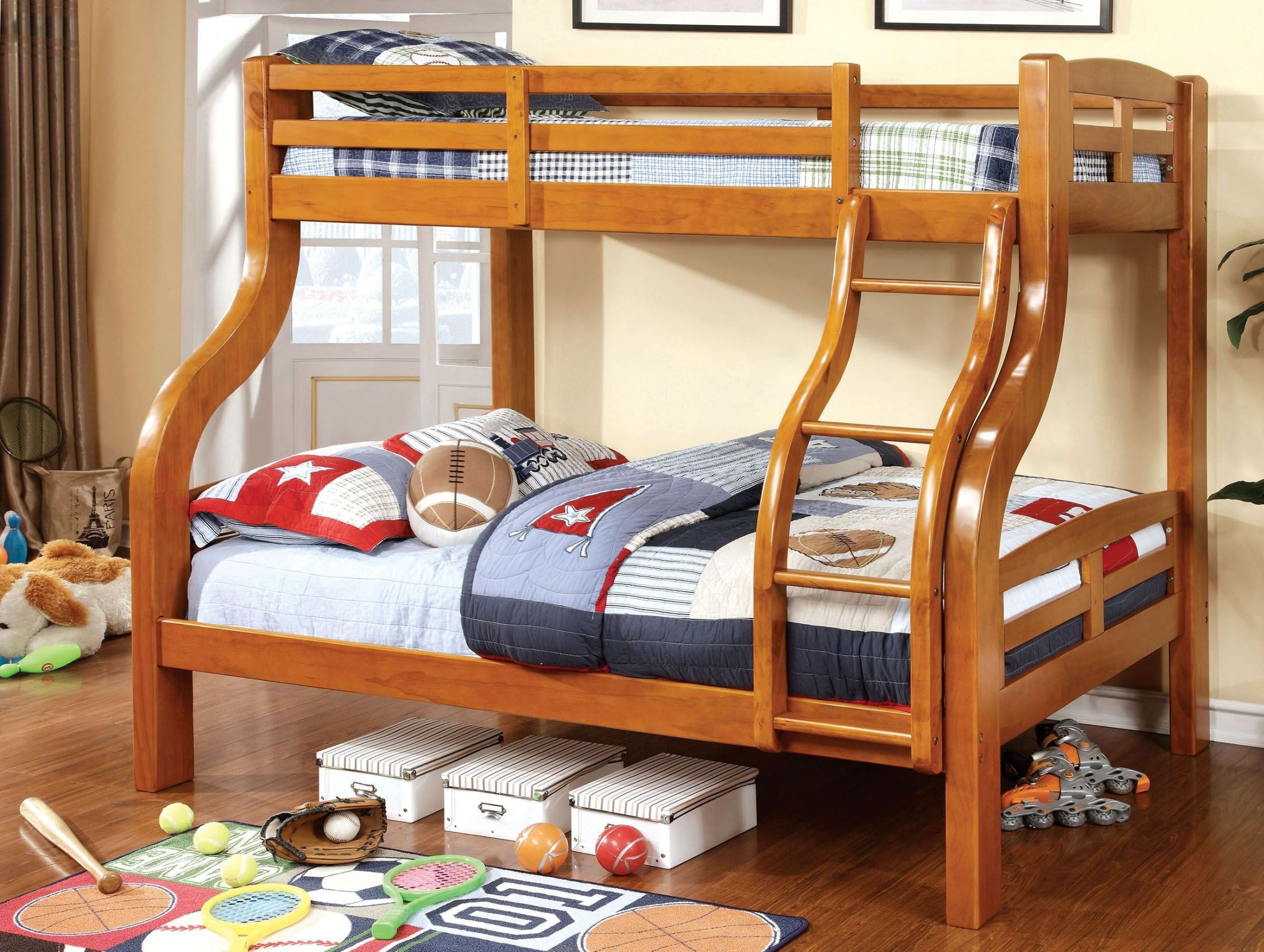 Solpine Twin Over Full Bunk Bed | 1stopbedrooms