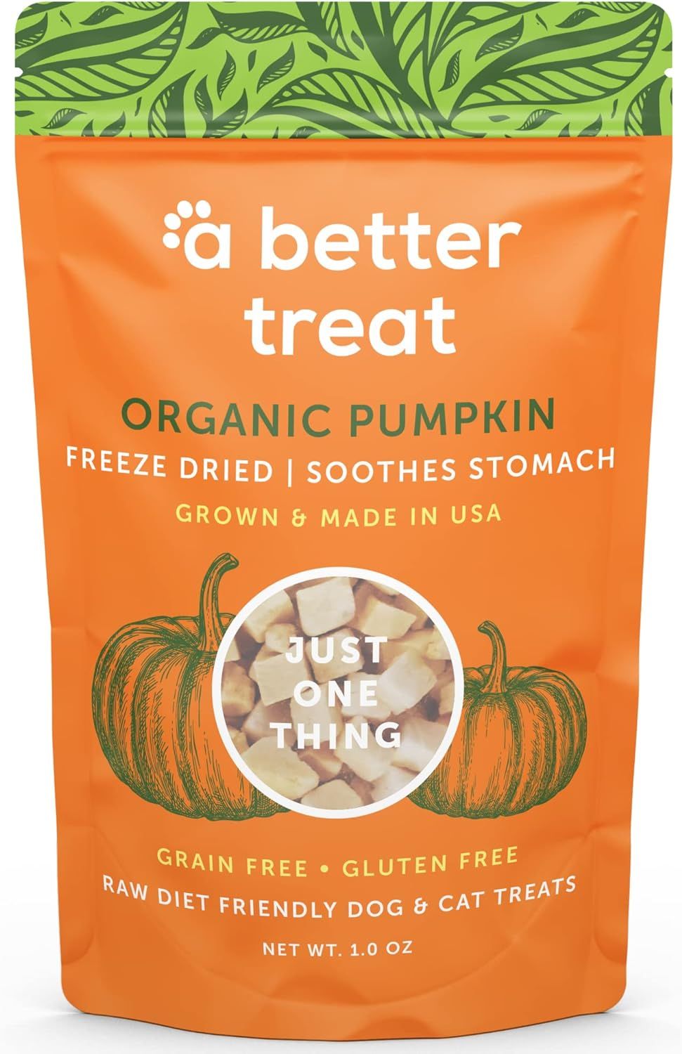 A Better Treat – Freeze Dried Organic Pumpkin Dog and Cat Treats, Organic, Single Ingredient | ... | Amazon (US)