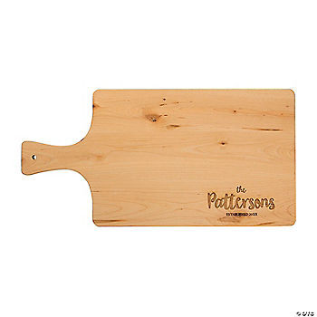 Personalized Last Name Birch Cutting Board | Oriental Trading Company