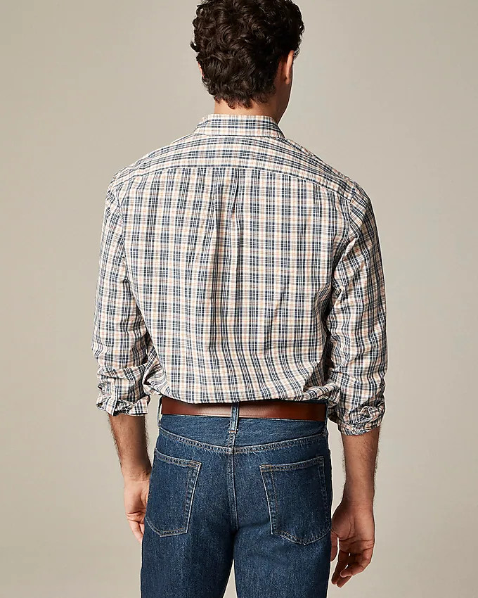 Secret Wash cotton poplin shirt with point collar | J. Crew US