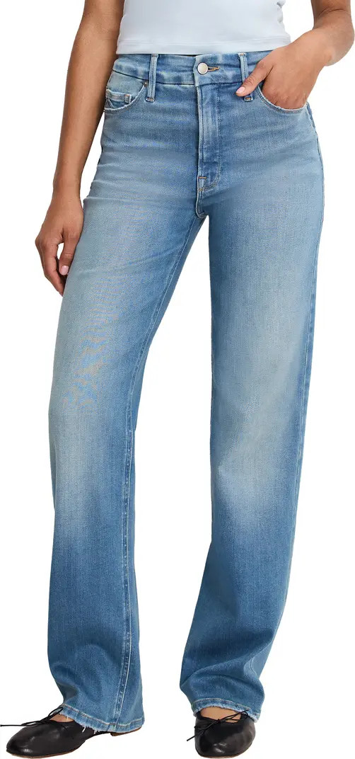Soft-Tech Good True Relaxed Straight Leg Jeans | Nordstrom