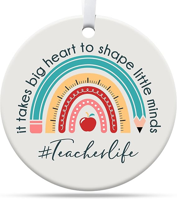 Christmas Ornaments 2023, Teacher Gifts for Women, Thank You Gifts from Students, Teacher Gifts, ... | Amazon (US)