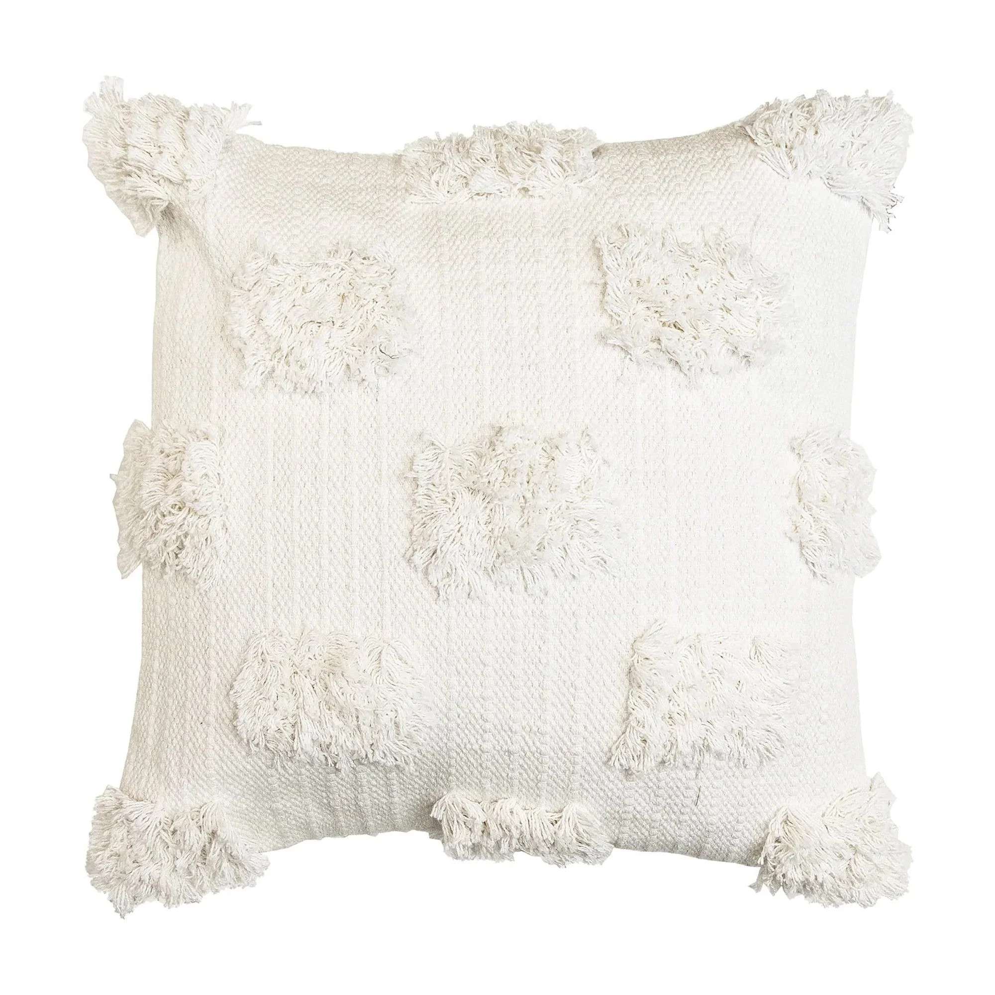 Tina Dots Decorative Pillow Cover Off White Single 20X20 | Walmart (US)