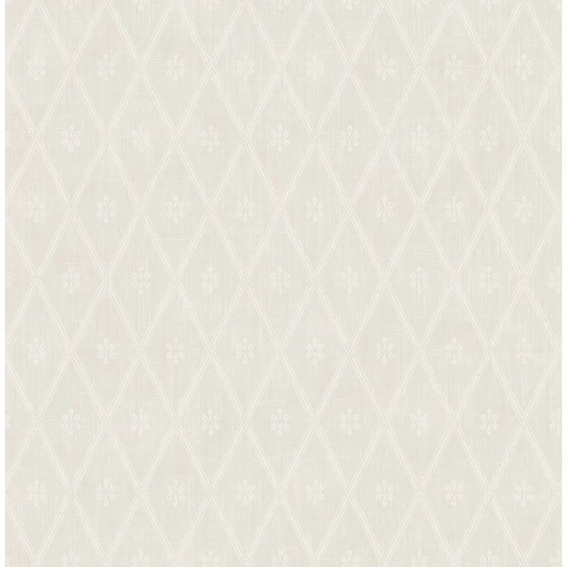 Morrisania Diamond Lattice 32.81' L x 20.5" W Wallpaper Roll | Wayfair North America