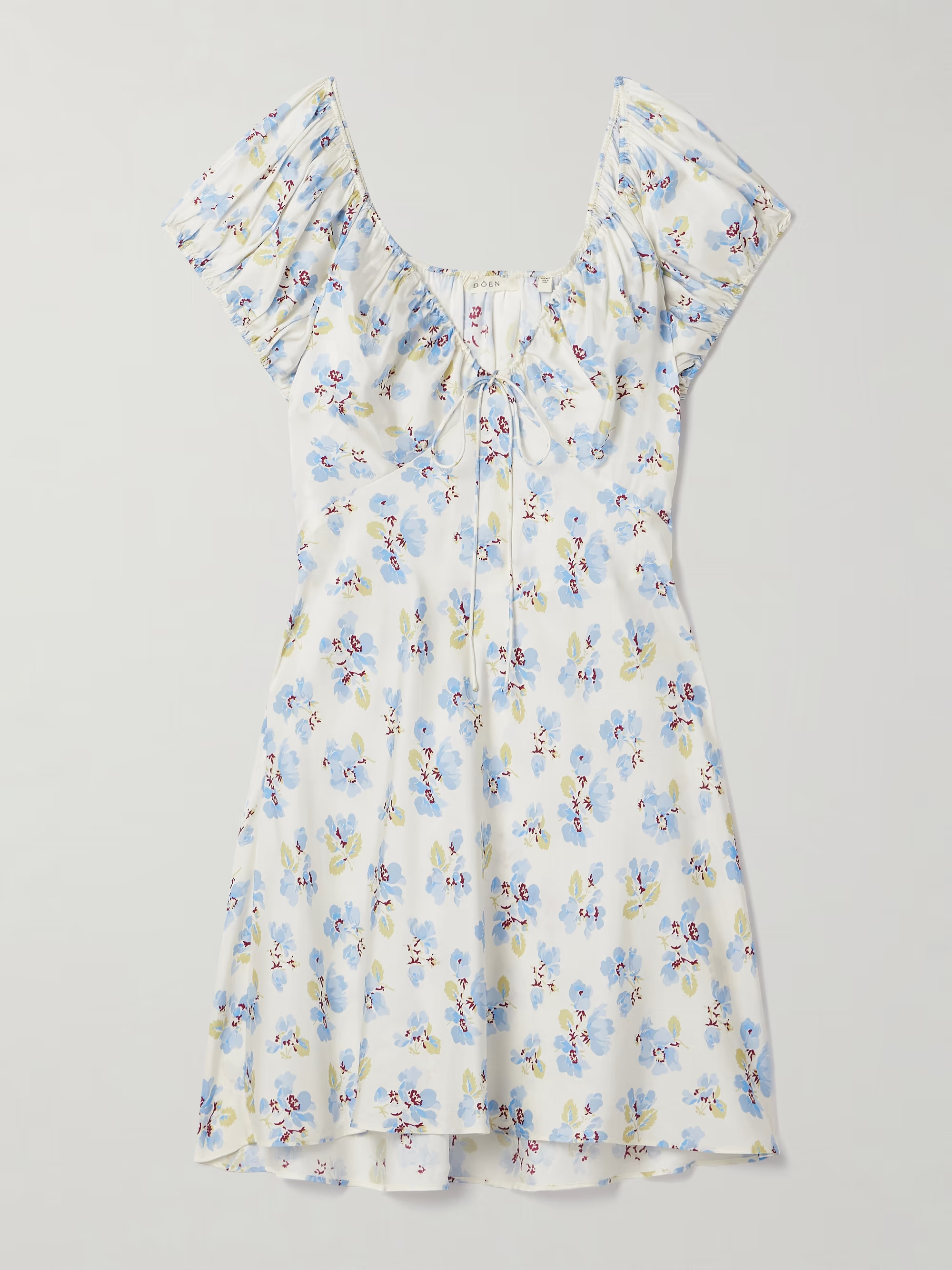 Sera floral-print silk-blend mini dress | NET-A-PORTER (UK & EU)