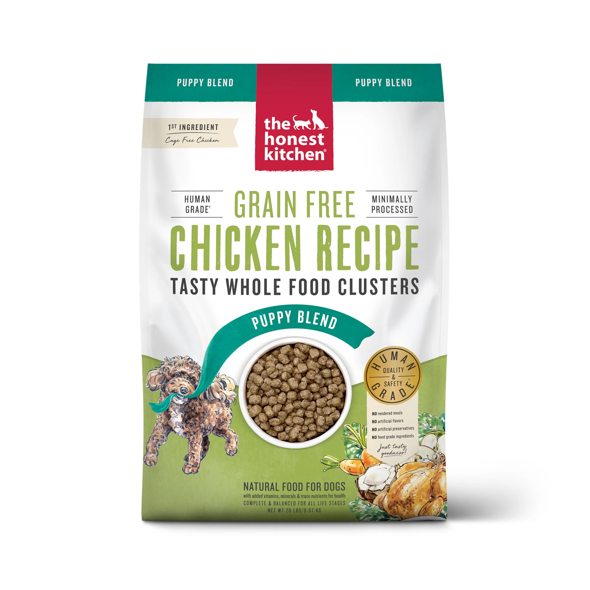 Grain Free Chicken Clusters for Puppies | The Honest Kitchen