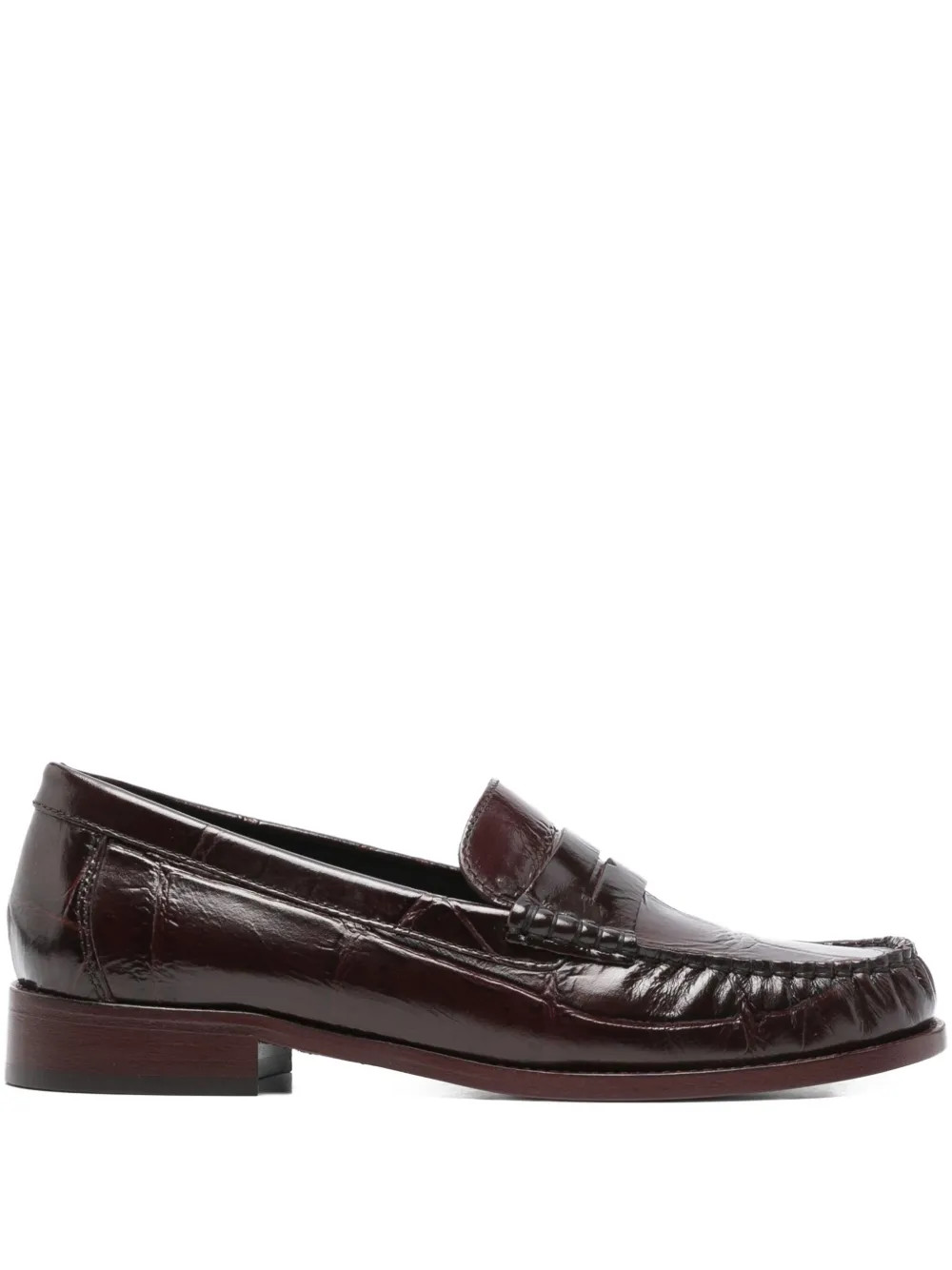 penny leather loafers | Farfetch Global