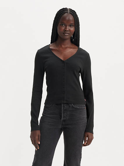 Levi's Muse Long Sleeve T-Shirt - Women's L | Levi's US