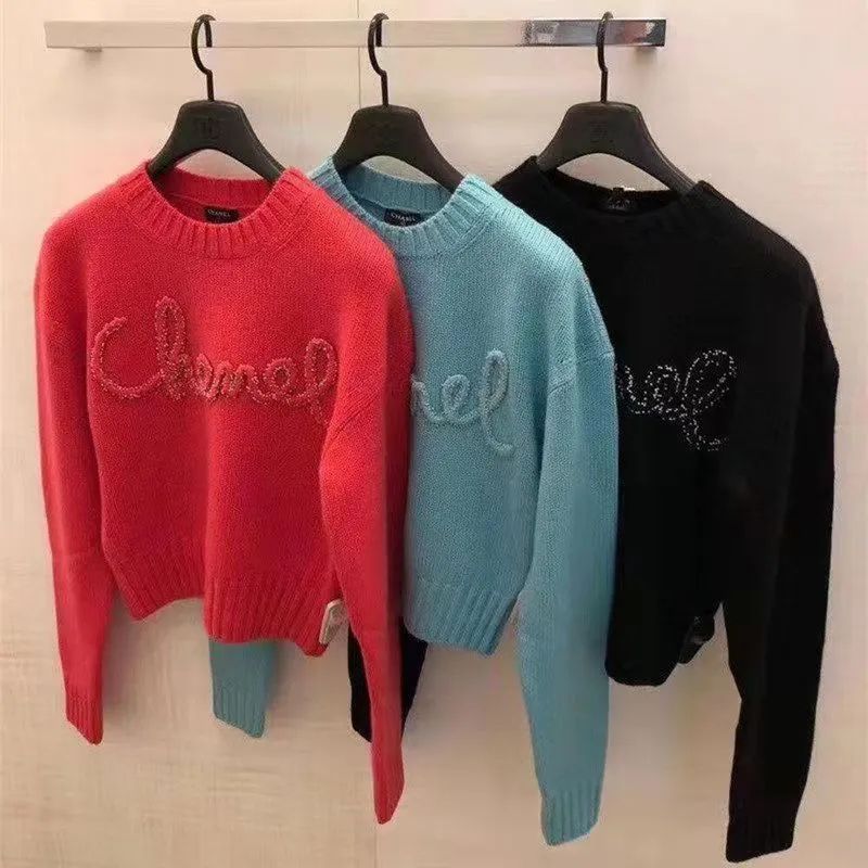 2022Letter Printed Thickening Pullover Sweater Womens Soft Long Sleeves Inner Wear Sweater Trendy... | DHGate