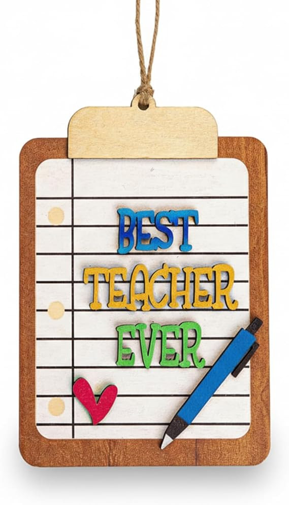 Teacher Ornament 2025, Best Teacher Gifts, Christmas Ornaments 2025 – Teacher Appreciation Gift... | Amazon (US)